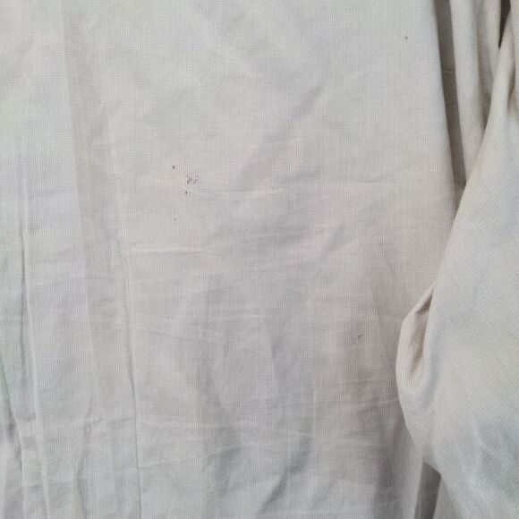 Gitman Bros. For Rochester Dress Shirt Mens 18.5-36 Tall Long Sleeve Tan Cotton - Picture 9 of 16